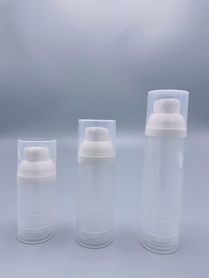 Geri Dönüşümlü Vidalı PP Havasız Pompa Şişeleri 50ml 100ml 150ml