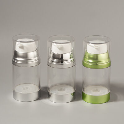 Fabrika Toptan Satış Lüks 100ml/150ml/120ml ABS Kişisel Bakım için Havasız Pompa Şişesi Losyon için Özel Baskı Yolu