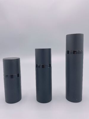 Refillable Airless Pump Bottle 50ml PCR Recycled Plastic Green Skincare Packaging