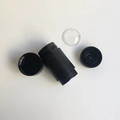 Özelleştirilmiş Yuvarlak Bükümlü Plastik PP Deodorant Çubuk Konteyner 15ml 30ml 50ml 75ml