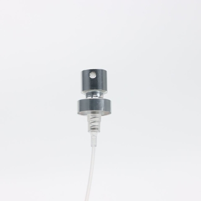 15mm Gümüş Alüminyum Sis Kıvrım Püskürtme Pompası Parfüm Atomizer