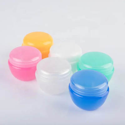 Lüks renkli 20g PP yüz kremi kavanozu Plastik kozmetik kavanozlar