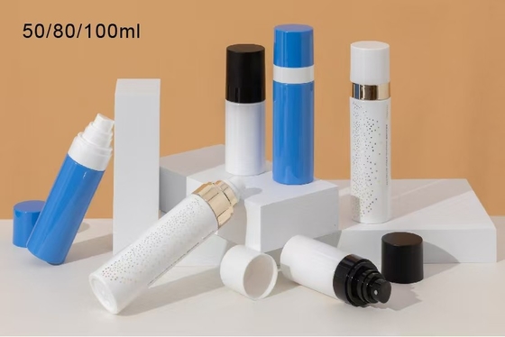 Verme mühürleri Sıcak damgalama ve UV mühürleme PET Plastik ince püskürtme şişeleri 50ml 80ml 100ml özel renklerle