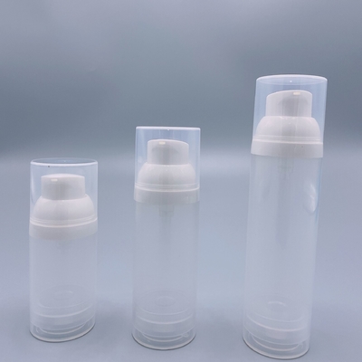 15ml 30ml 50ml PP Tekrar Kullanılabilir Havasız Pompa Şişeleri Serum Cilt Bakımı İçin