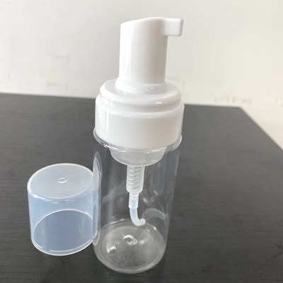 Temiz ayakkabılar ve şampuan vücut losyonu için köpük pompası ile doğal 100ml PET şişe