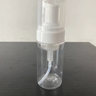 Temiz ayakkabılar ve şampuan vücut losyonu için köpük pompası ile doğal 100ml PET şişe