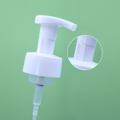Çevre dostu F Plastik PP malzemesi köpük pompası dağıtıcı köpüklenme basınç pompası 43/410 dışındaki yayı, klipli el yıkama için