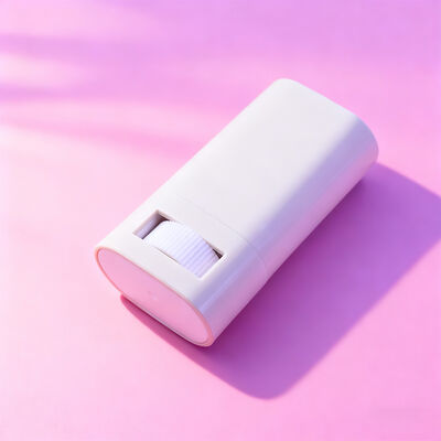 Özelleştirilmiş Oval Düz 15g 20g Çevirerek Açılan Çubuk Deodorant Ambalajı Yeniden Doldurulabilir Vücut Deodorantı Güneş Kremi Konteyner Tüpleri Deodorant Ambalajı