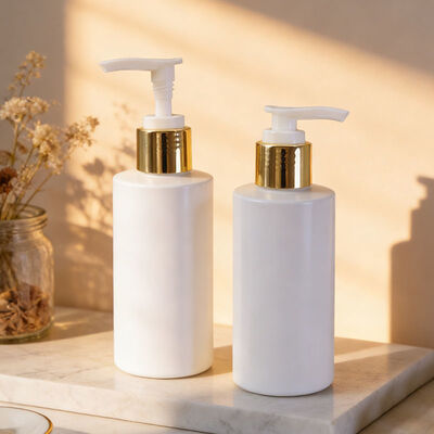 24/415 Altın/Gümüş UV losyon pompası Plastik şampuan sabun dağıtıcı pompası