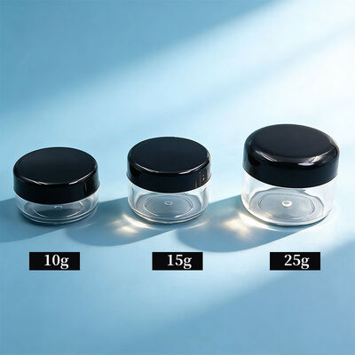 Kişisel Kozmetik Krem Kavanoz 10g 15g 25g Plastik PP Krem Kavanoz