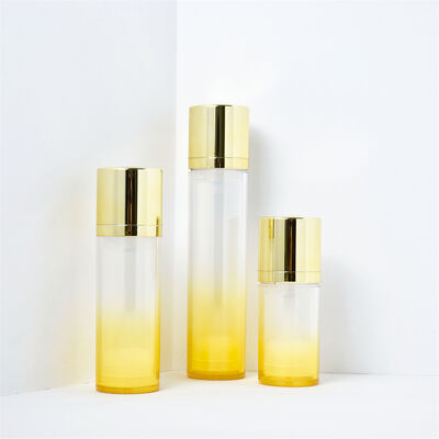 Kozmetik Lüks AS Airless Pompalı Şişe 15ml 30ml 50ml Beyaz Çift Duvar Airless Serum Şişesi Buzlu Şişe ile