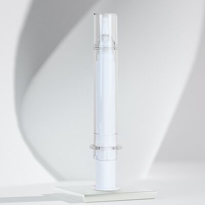 Lüks PS PP Havasız Kozmetik Şırınga Pompa Şişesi 5ml 10ml 20ml Şırınga Göz Kremi Serum Paketleme için Kozmetik
