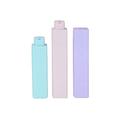 Cilt Bakım Serumu İçin Lüks Airless Pompalı Şişe 15ml 30ml 50ml Çevirmeli Losyon Pompası Şişesi Yüz Kremi Giderici Krem