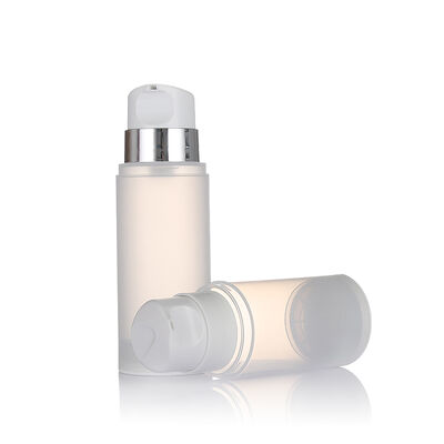 Havasız Pompa Şişesi 150ml 200ml 250ml / PP Kozmetik Ambalaj için Şeffaf Losyon Pompa Şişesi