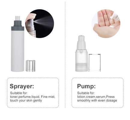 15ml 30ml 50ml Slim Airless Pump Bottle for Skin Care Packaging with Screen Printing Lotion & Serum önerilmektedir.