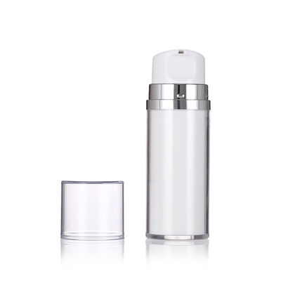 Beyaz Renkli Havasız Losyon Şişesi Pompa ile 80ml 120ml Lüks Losyon Şişeleri
