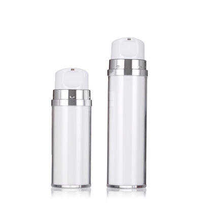 Beyaz Renkli Havasız Losyon Şişesi Pompa ile 80ml 120ml Lüks Losyon Şişeleri