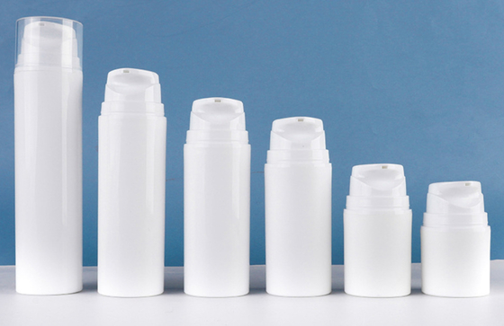 Plastik Kozmetik Havasız Pompa Şişeleri 30ml 50ml 100ml 1CC Dozaj