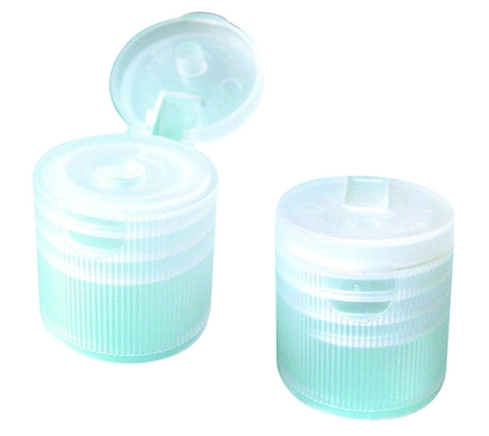 Şeffaf 20mm Kozmetik Şişe Kapakları, Plastik El Dezenfektanı Kapakları Flip Top