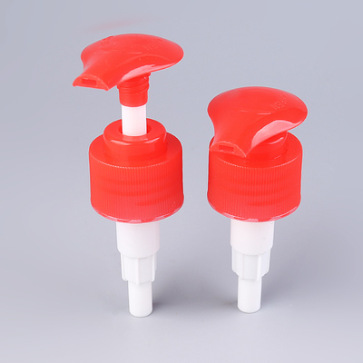 Temizleme Sıvısı İçin Kırmızı Plastik Vidalı Losyon Pompası 28/410 1.8cc Dozaj