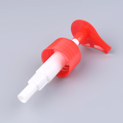 Temizleme Sıvısı İçin Kırmızı Plastik Vidalı Losyon Pompası 28/410 1.8cc Dozaj