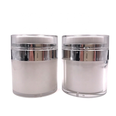 1oz 4oz Havasız Pompa Krem Kavanoz, cilt bakımı için Akrilik Kozmetik Kavanoz Ambalaj