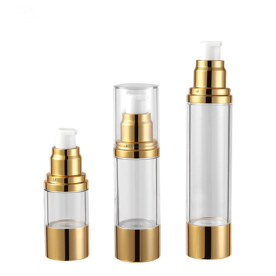 Şap Malzemesi Olarak Kozmetik ABS İçin 15ml 30ml 50ml Havasız Pompa Şişeleri