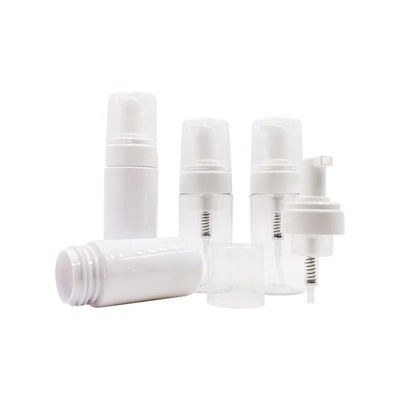 100ml 150ml Kozmetik Plastik Şişeler, Mus Pompa Şişesi Berrak Mavi Beyaz Renk