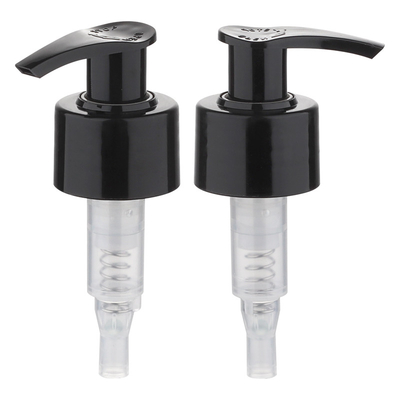 Pürüzsüz Sağ Sol Kilitli Siyah 28mm Losyon Dispenser Pompası 28/410