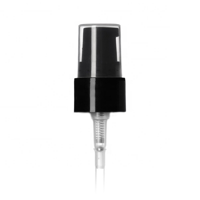 1oz Yuvarlak Şişe için Siyah Pürüzsüz Plastik Arıtma Pompası Üst 20-410 OEM ODM