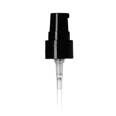 1oz Yuvarlak Şişe için Siyah Pürüzsüz Plastik Arıtma Pompası Üst 20-410 OEM ODM