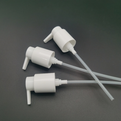 Plastik PP 24 410 Losyon Pompası Beyaz 24mm kozmetik ambalajı için