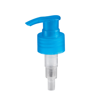 Vidalı Kilit 28mm Mavi Losyon Pompası, Plastik PP 24 410 Beyaz Losyon Pompası