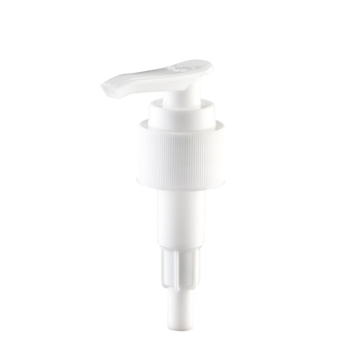 Vidalı Kilit 28mm Mavi Losyon Pompası, Plastik PP 24 410 Beyaz Losyon Pompası