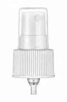 Siyah beyaz Parfüm Mist Püskürtücü 28/410 0.12ml Plastik PP malzeme